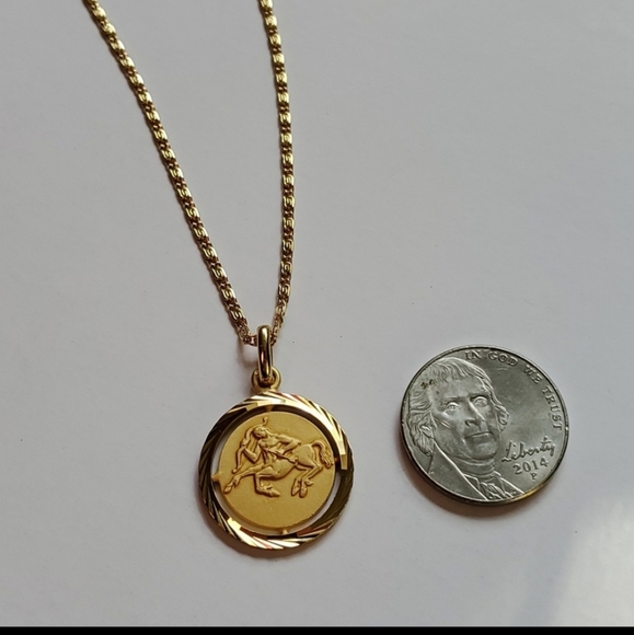 Sagittarius Zodiac Pendant Necklace - Picture 3 of 4